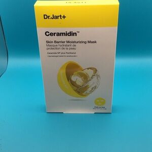 Dr Jart + Ceramidin Skin Barrier Moisturizing Mask 5 pack New In Box